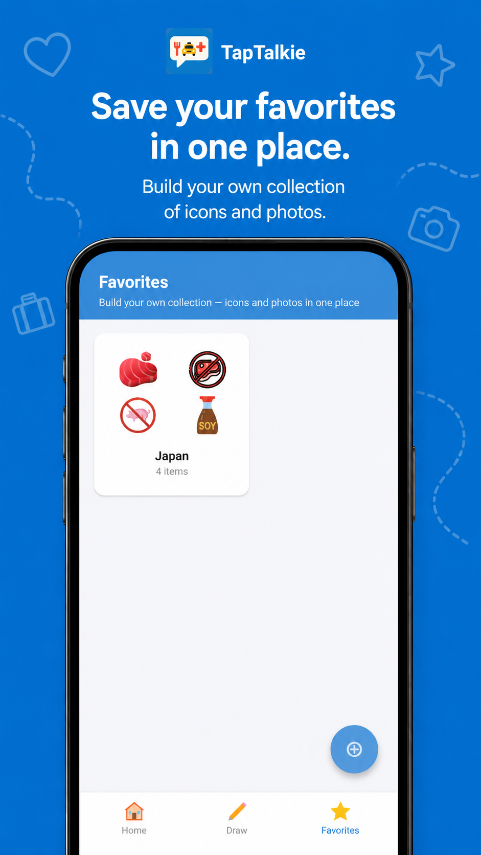 TapTalkie favourites