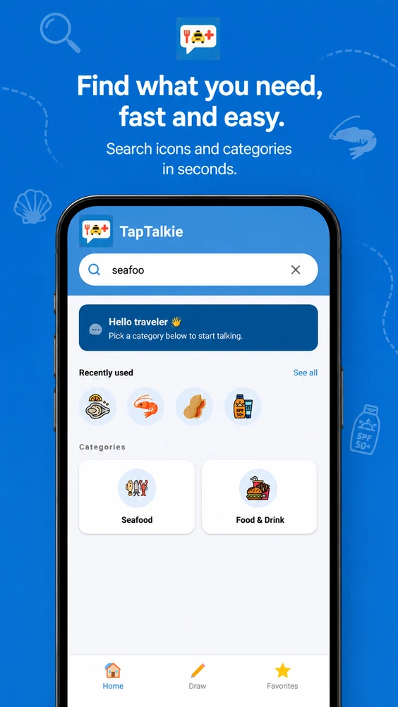 TapTalkie AI search